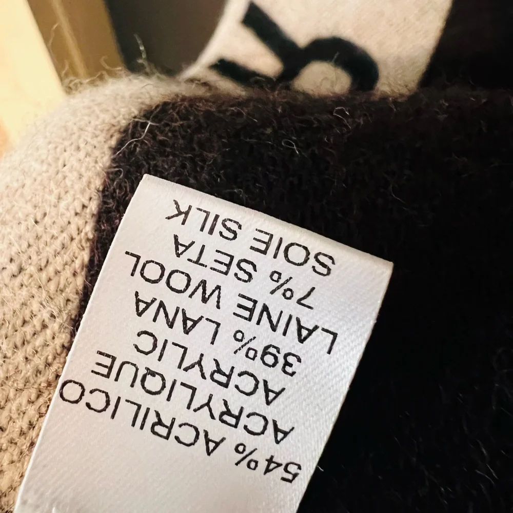 Large Dior Luxurious Blanket-Scarf, one scuff as shown